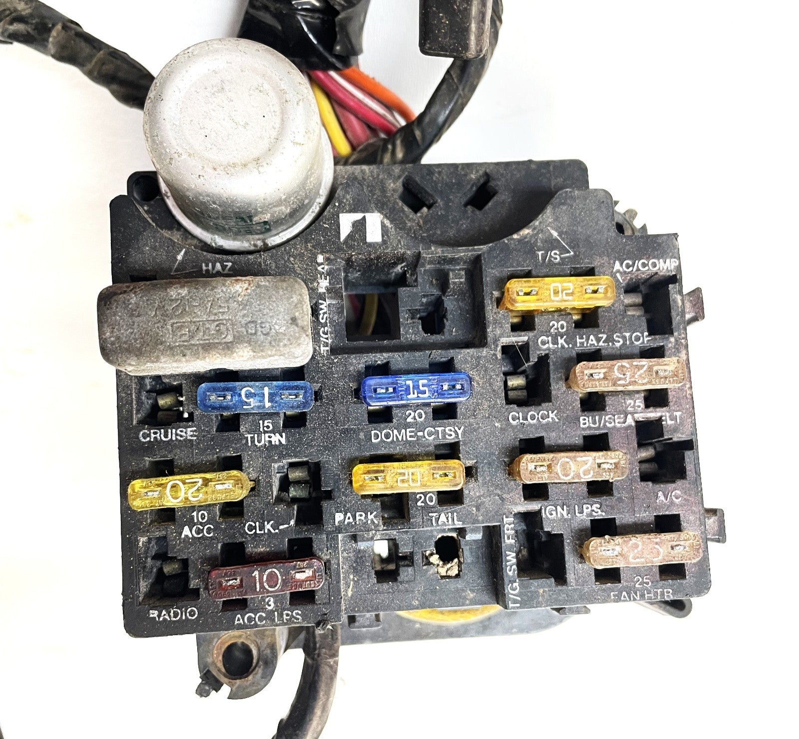 83-86 Jeep CJ Fuse block dash wire harness CJ5 CJ7 wiring gauge panel 4 PARTS