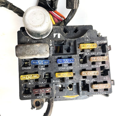 83-86 Jeep CJ Fuse block dash wire harness CJ5 CJ7 wiring gauge panel 4 PARTS
