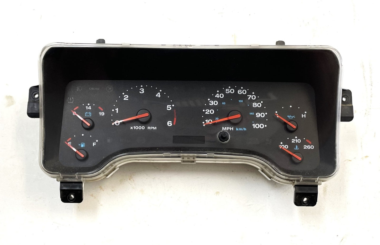 Jeep Wrangler TJ Gauge Cluster 56047016AE Tachometer Speedometer 253k fits 03 04