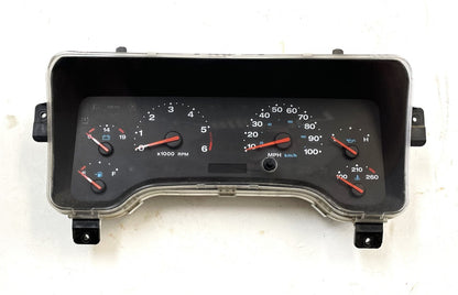 Jeep Wrangler TJ Gauge Cluster 56047016AE Tachometer Speedometer 253k fits 03 04