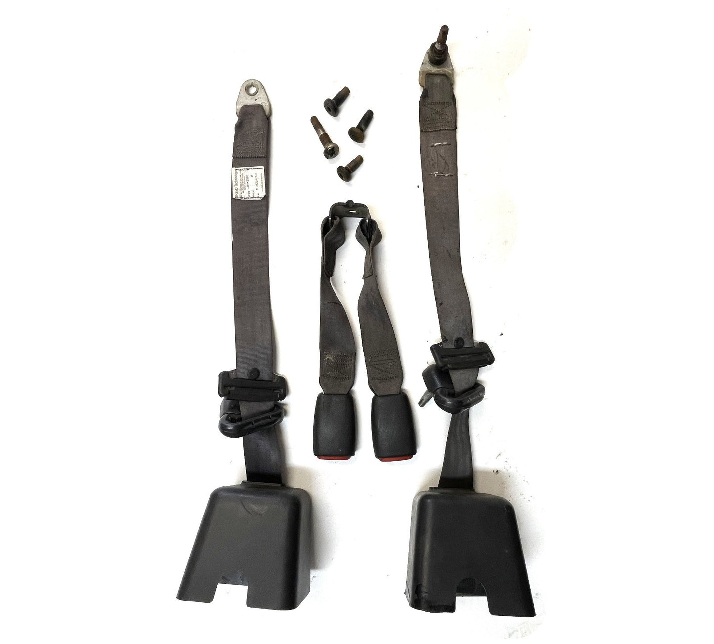 Jeep TJ rear seat belts fit 97-02 Wrangler shoulder belt female buckle back seat