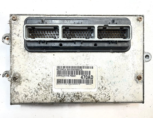 99 Jeep TJ Wrangler Computer 4.0 ECM 6 cylinder automatic trans 56041470AD !