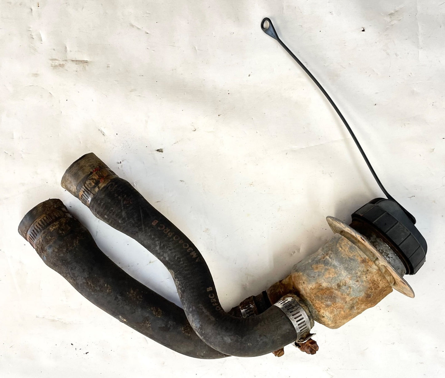 Jeep YJ gas filler neck with hoses cap 91-95 Wrangler FREE SHIPPING