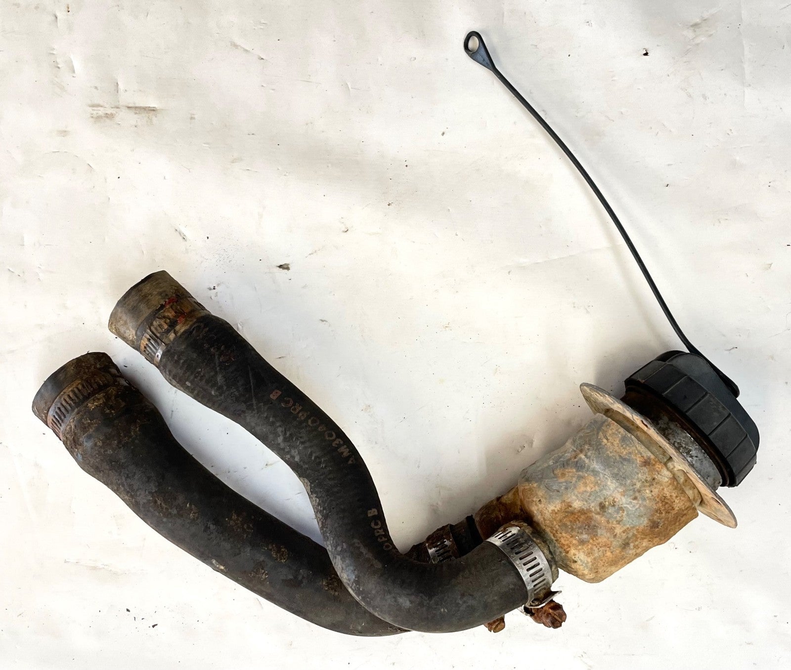 Jeep YJ gas filler neck with hoses cap 91-95 Wrangler FREE SHIPPING