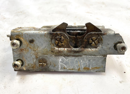 Jeep YJ Half door striker catch driver left Side Latch Wrangler 87 88 NO LOCK