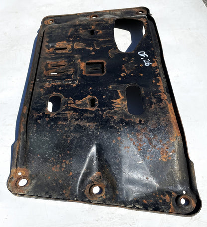 Jeep YJ transmission crossmember metal Mount Skid Plate Belly Pan 87-95 Wrangler