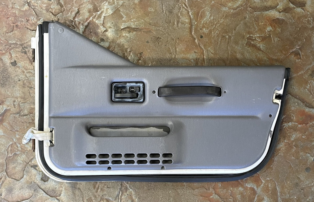 Jeep TJ Wrangler half doors white left right door fits 97-06  grey mist panels