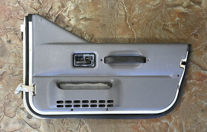 Jeep TJ Wrangler half doors white left right door fits 97-06  grey mist panels
