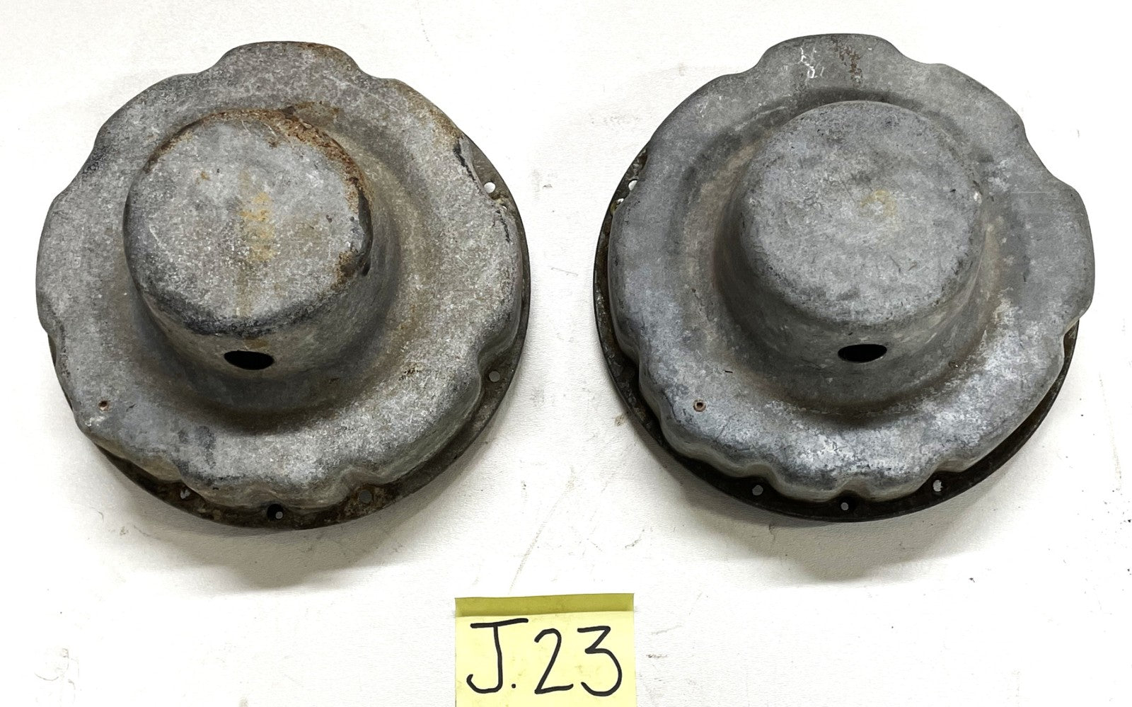Jeep CJ5 M38A1 headlight buckets head light basket adjuster chrome retainer