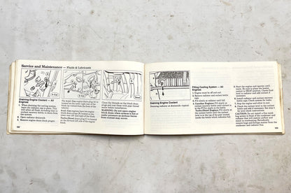 86 Jeep XJ Cherokee Owners MANUAL Free Shipping