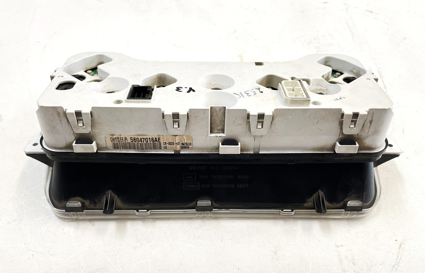 Jeep Wrangler TJ Gauge Cluster 56047016AE Tachometer Speedometer 253k fits 03 04