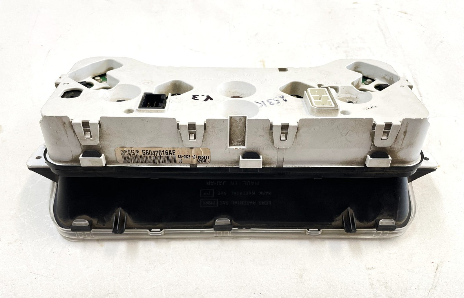 Jeep Wrangler TJ Gauge Cluster 56047016AE Tachometer Speedometer 253k fits 03 04