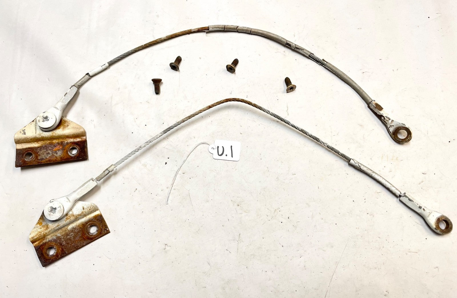 Jeep CJ7 CJ8 tailgate cable brackets tail gate bracket 76-86 FREE SHIPPING