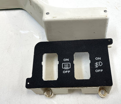 Jeep YJ Warning Dash Warning Light Indicator Bezel Fog Light n Defrost Wrangler