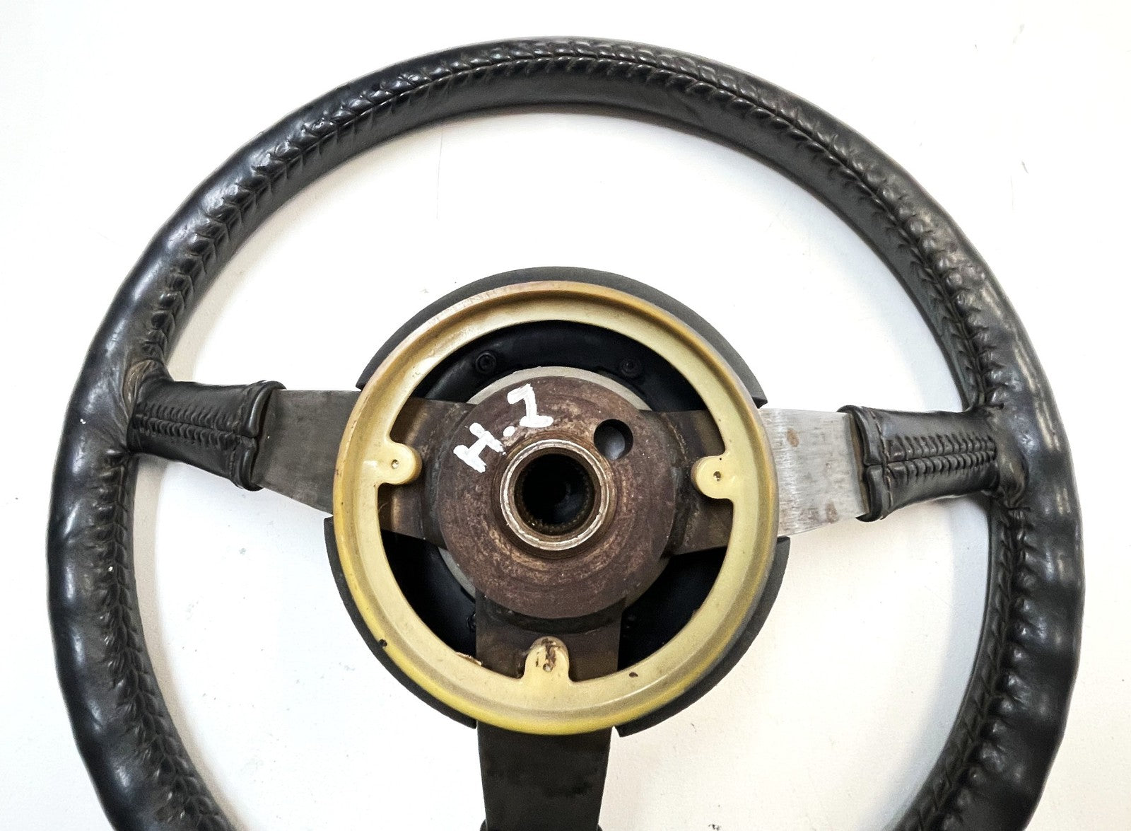 Jeep CJ Laredo steering wheel CJ5 CJ7 CJ8 factory 76-86 AMC black horn button
