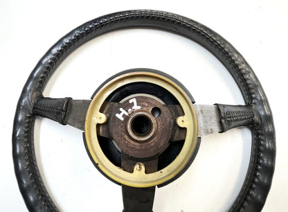 Jeep CJ Laredo steering wheel CJ5 CJ7 CJ8 factory 76-86 AMC black horn button