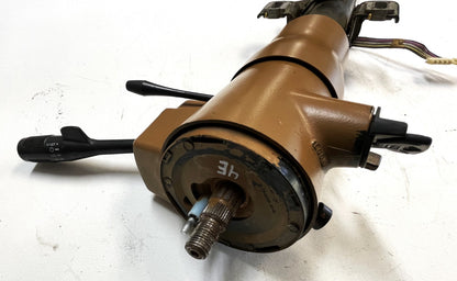Jeep YJ Tilt Steering Column tan trim 87-95 Wrangler manual BOLT IN READY!