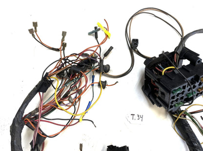 82 Jeep CJ5 CJ7  dash wiring harness gauge panel fuse block READ DESCRIPTION
