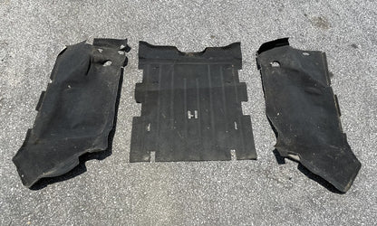 Jeep TJ Wrangler rear carpet black back seat area 03 04 05 06 fender wells slate