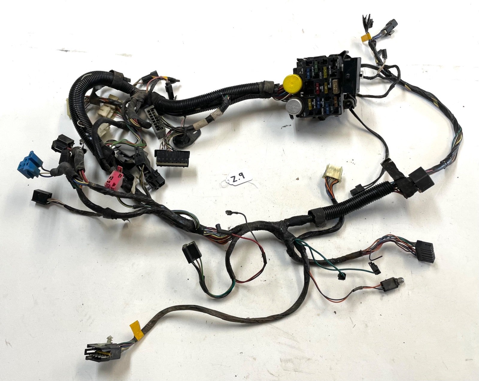 Jeep YJ Dash Wire Harness 92-95 Wrangler Wiring 2.5 4.0 10 pin FREE SHIP!