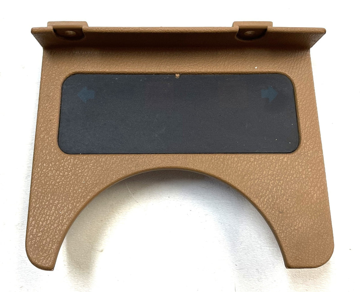 Jeep YJ warning light dash trim bezel 87-91 Wrangler trouble lights spice tan