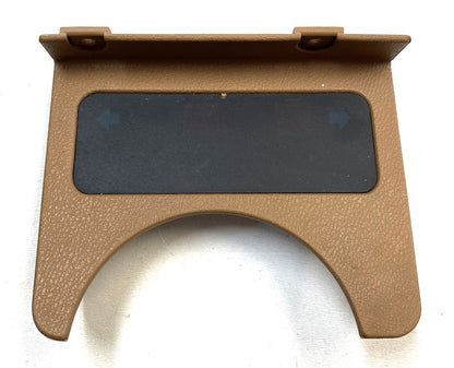 Jeep YJ warning light dash trim bezel 87-91 Wrangler trouble lights spice tan