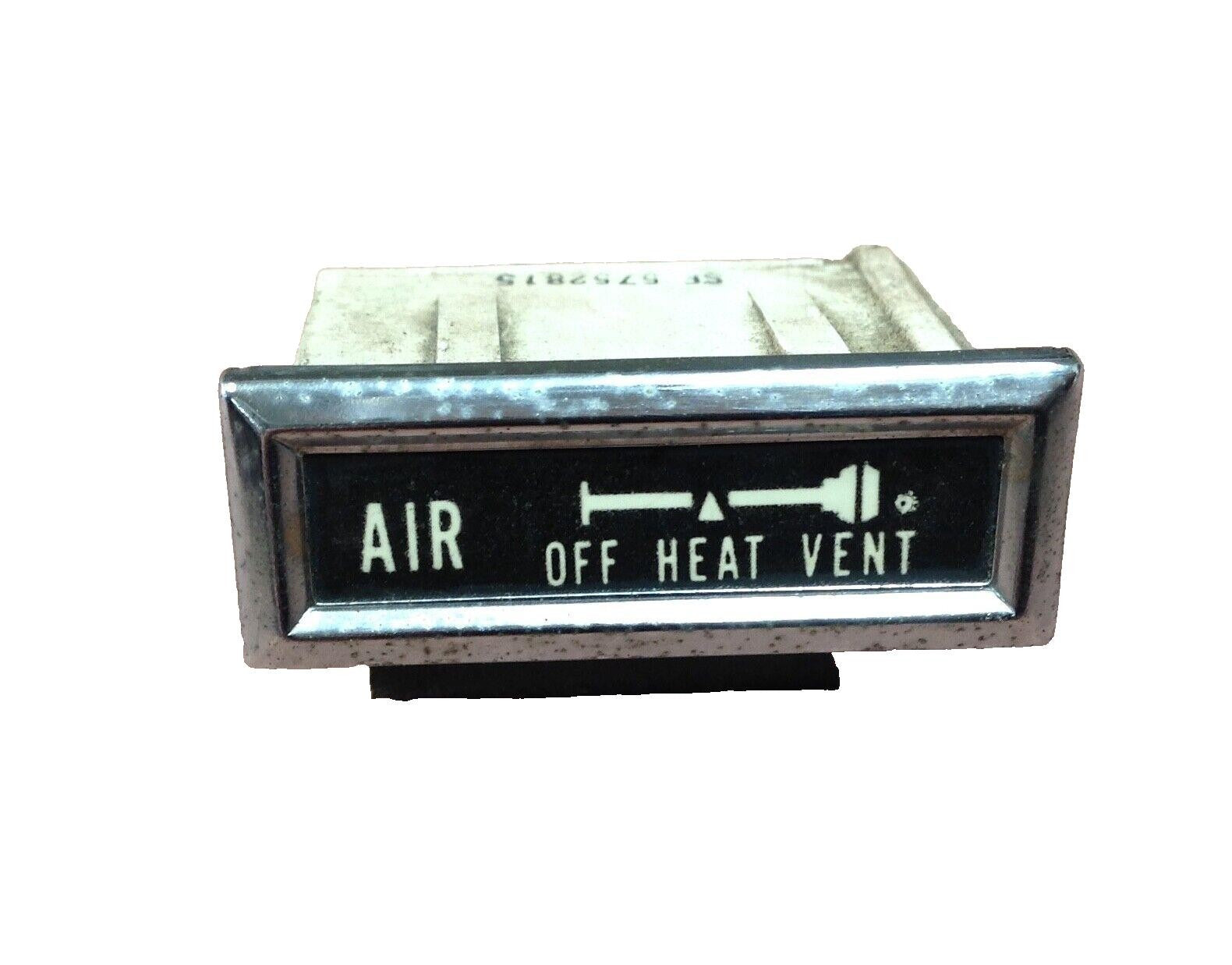 Jeep CJ dash indicator lamp light CJ5 CJ7 CJ8 gauge panel AIR HEAT VENT works!