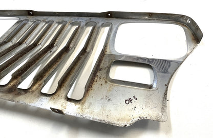 Jeep YJ chrome grill cover grille overlay  fits 87-95 Wrangler FREE SHIPPING