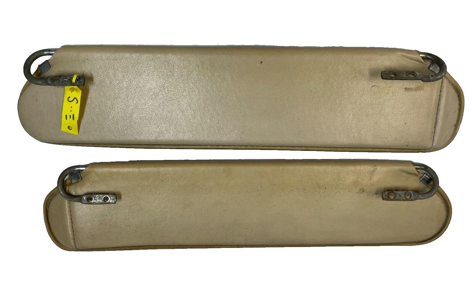 Jeep 87-95 Wrangler sun visors fits YJ  light tan cream FACTORY visor
