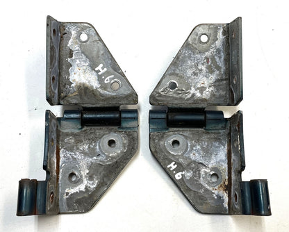 Jeep YJ Wrangler Windshield Hinges Driver Passenger Hinge 87-95 Emerald green