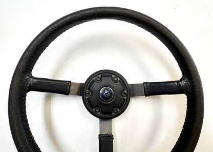 Jeep CJ Laredo steering wheel CJ5 CJ7 CJ8 factory 76-86 AMC black horn button