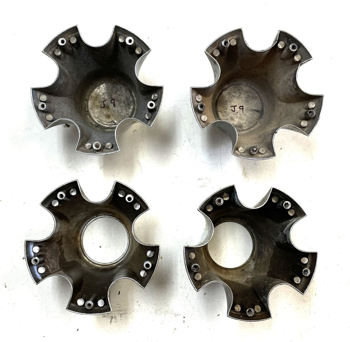 Jeep CJ Center Caps CJ5 CJ7 FACTORY Chrome Wheel Centers Laredo Cap FREE SHIP