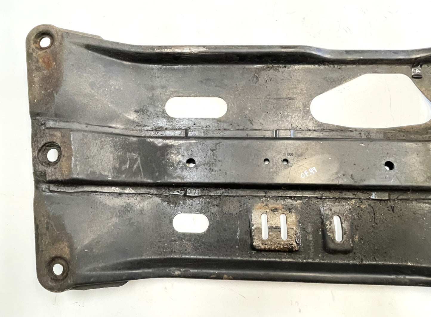 Jeep YJ transmission skid plate metal Mount Crossmember Belly Pan 87-95 Wrangler
