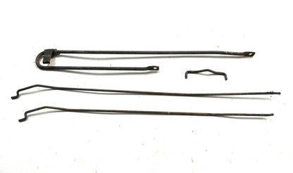 Jeep CJ7 YJ driver side left door rods handle striker lock Wrangler FREE SHIP