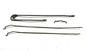 Jeep CJ7 YJ driver side left door rods handle striker lock Wrangler FREE SHIP
