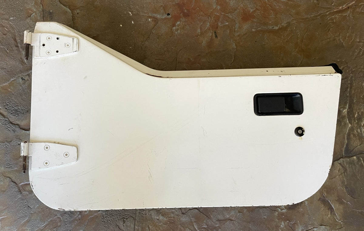 Jeep TJ Wrangler half doors white left right door fits 97-06  grey mist panels