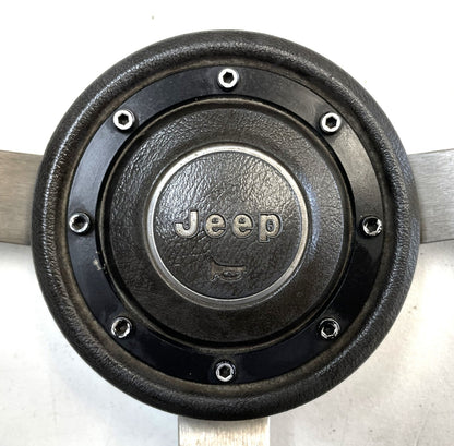 Jeep YJ Wrangler steering wheel CJ5 CJ7 CJ8 OE Factory black