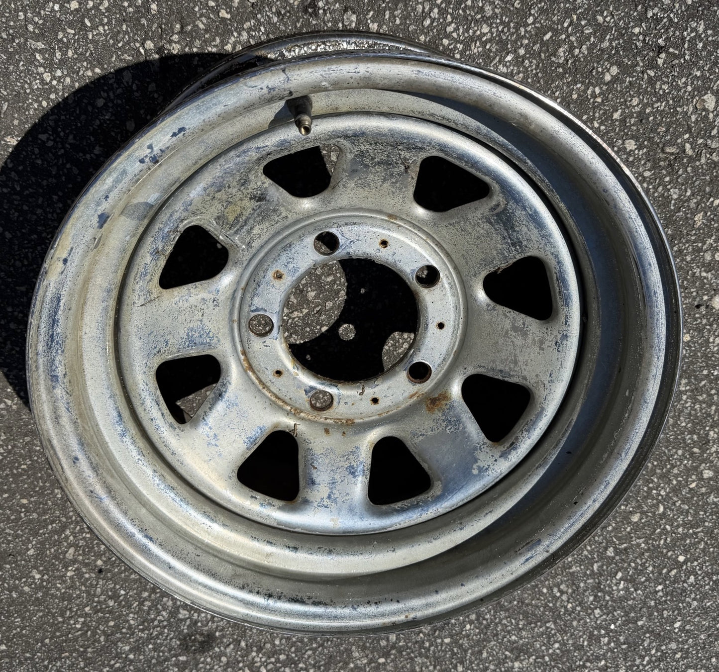 Jeep CJ factory chrome wheel 15"x 7" CJ5 CJ7 CJ8  Laredo 1985 !