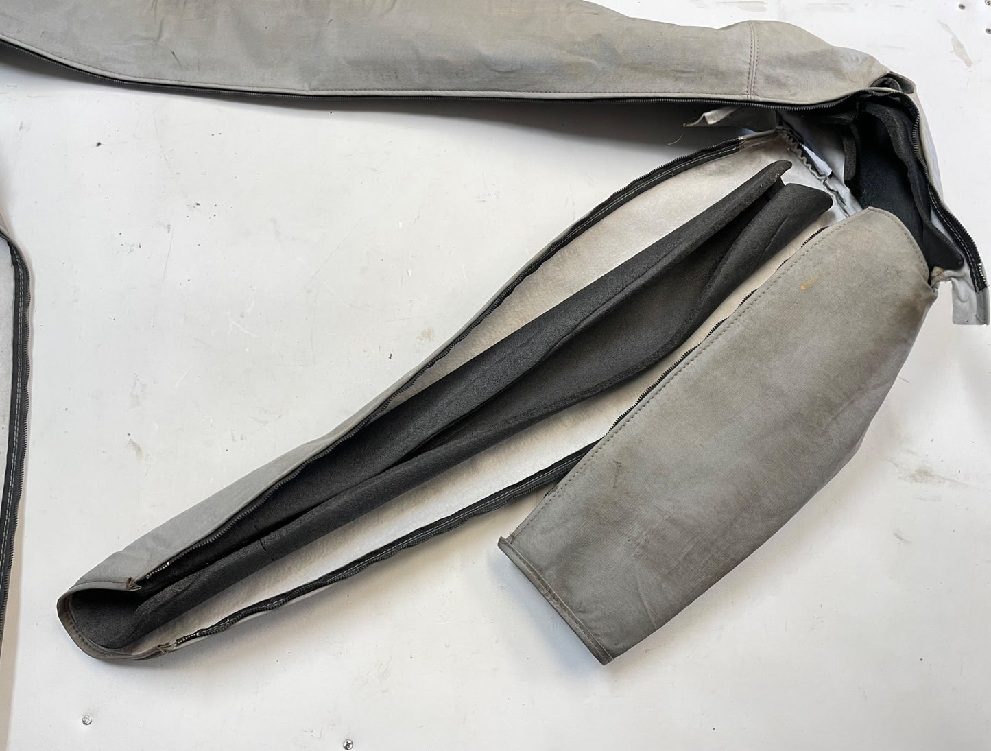 Jeep YJ roll bar padding fits 87-91 Wrangler grey gray FREE SHIPPING