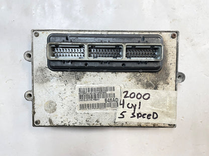 Jeep Wrangler TJ 2000 2.5 4 Cyl Manual Engine Computer ECU ECM PCM 56041646AD