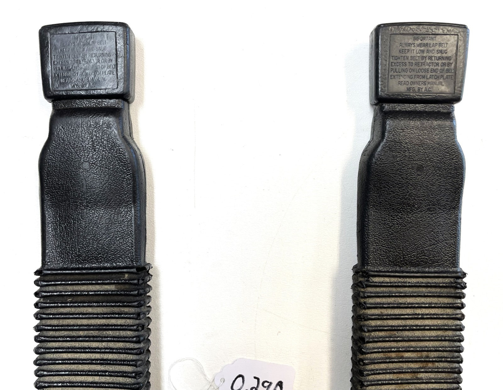 Jeep CJ Front Seat Belt buckles Seatbelt End Driver n Passenger female CJ5 CJ7
