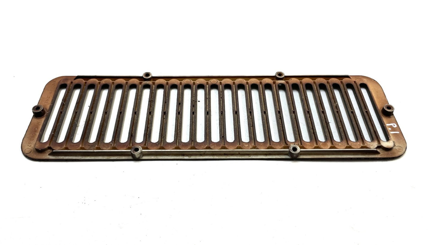 Jeep CJ cowl vent 6 hole fits 55-77 CJ5 CJ7 Factory fresh air heater flush mount