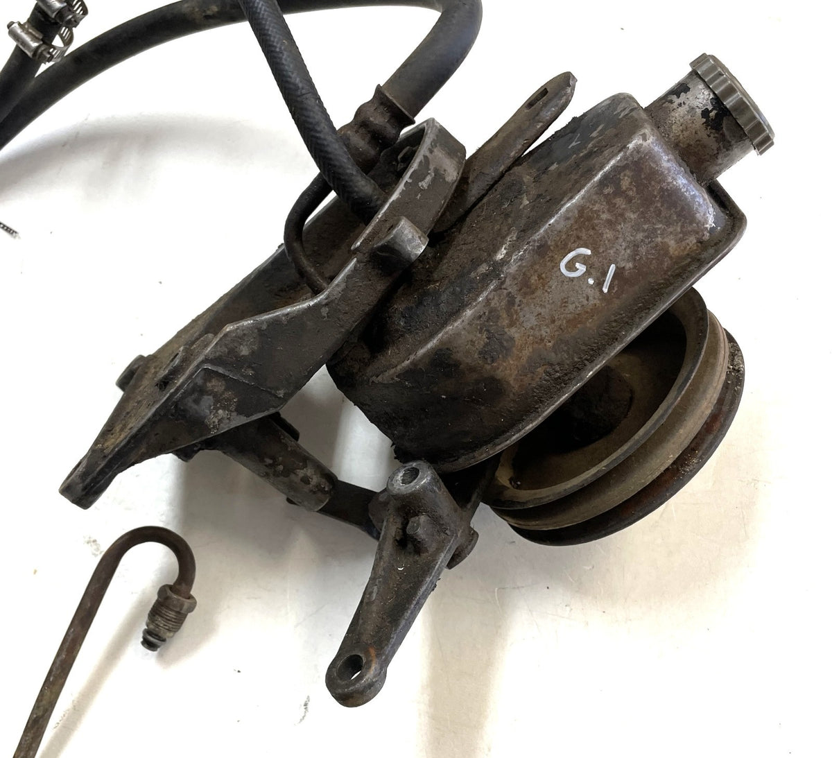 Jeep V8 power steering pump n brackets AMC 304 360 401 CJ5 CJ7 J10 Wagoneer FSJ!