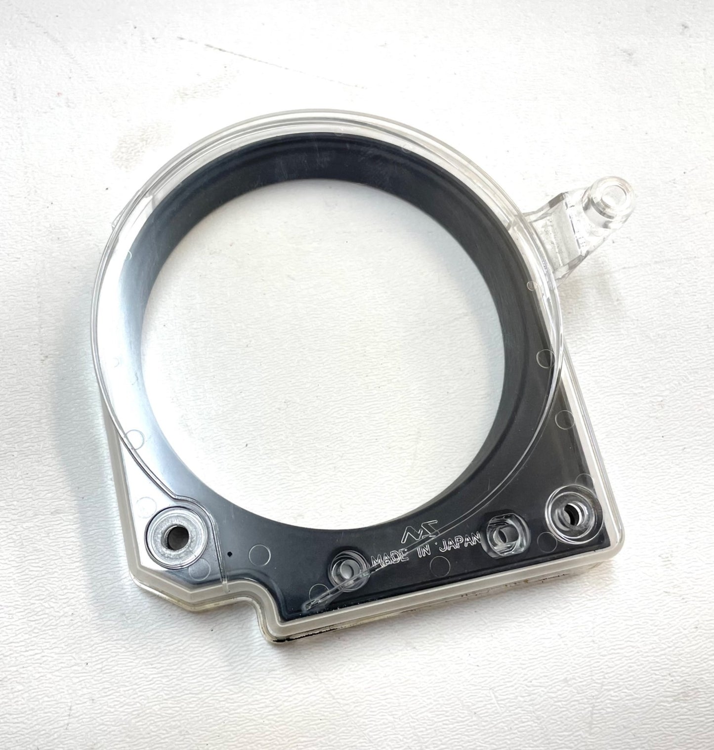 Jeep YJ speedometer tachometer gauge cluster plastic trim covers warning light