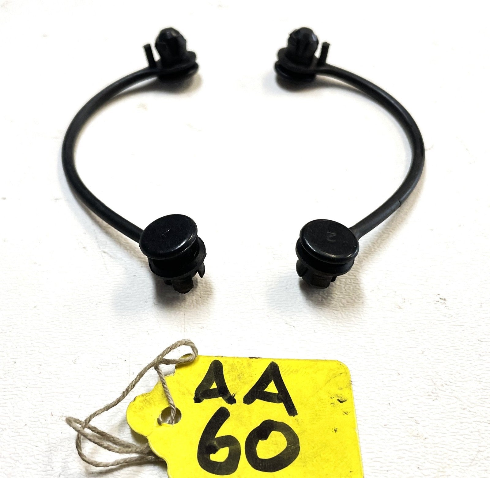 Jeep YJ Wrangler Glove Box Lid Strap Cables with Grommets (Pair) Fits 87-95