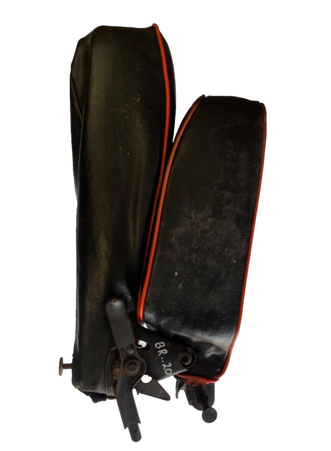 Jeep CJ7 Spring Special Black Back seat RED piping Factory 1985 FREE SHIPPING