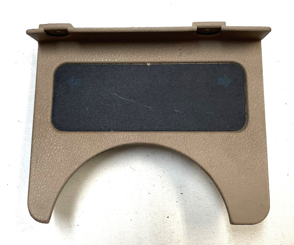 Jeep YJ warning light dash trim bezel 87-91 Wrangler trouble lights sand tan