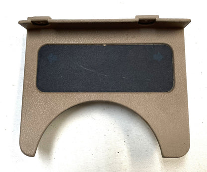 Jeep YJ warning light dash trim bezel 87-91 Wrangler trouble lights sand tan