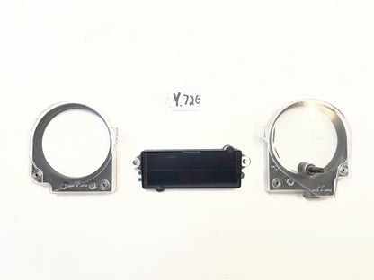 Jeep YJ speedometer tachometer gauge cluster plastic trim covers warning light