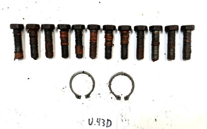 Jeep CJ dana 30 drive flanges front axle hub CJ5 CJ7 72-80 Quadratrac 27 spline